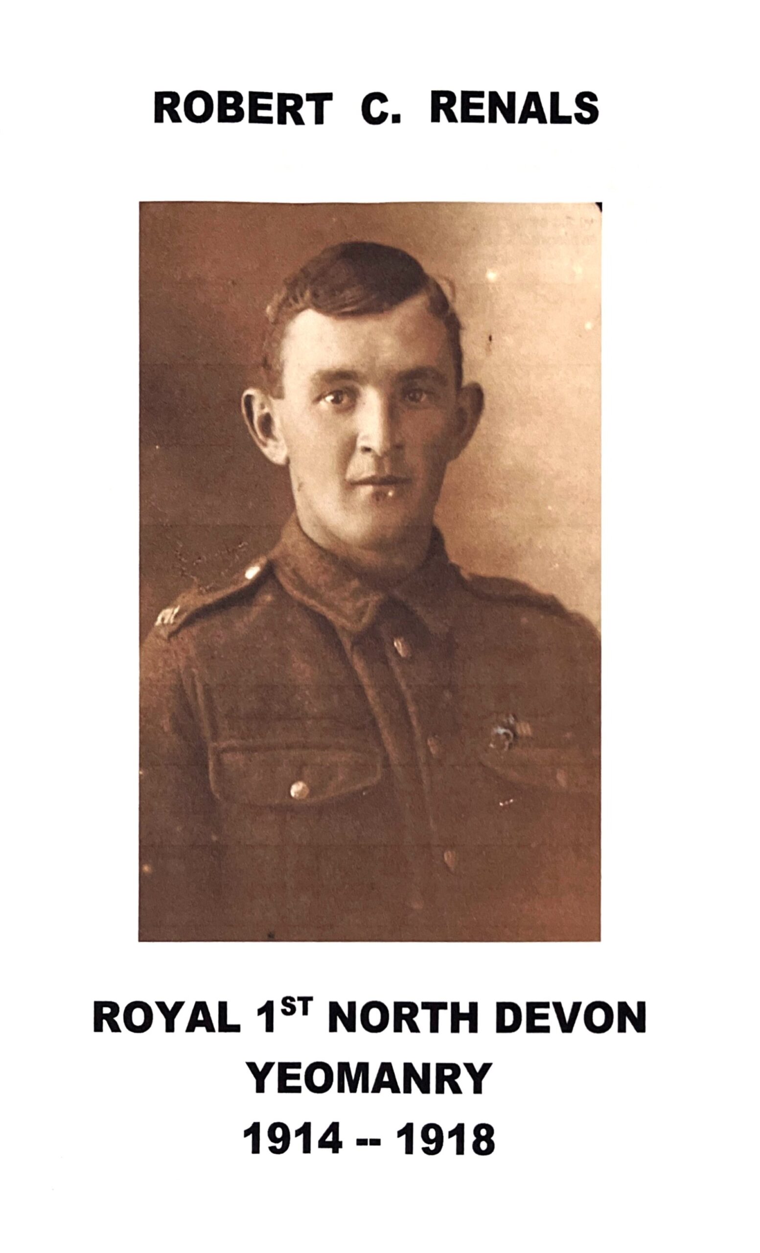 Bob Renals in uniform