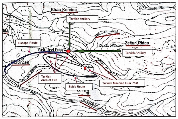 Map of the Battle for El Foka