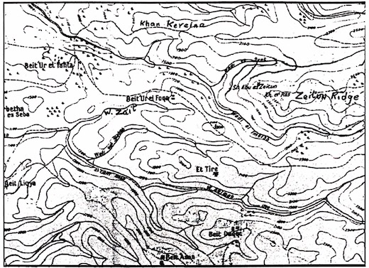Map of the El Foka region