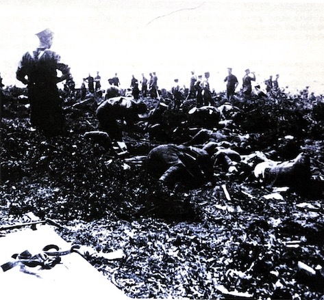 Truce called for the burial of the dead, Gallipoli